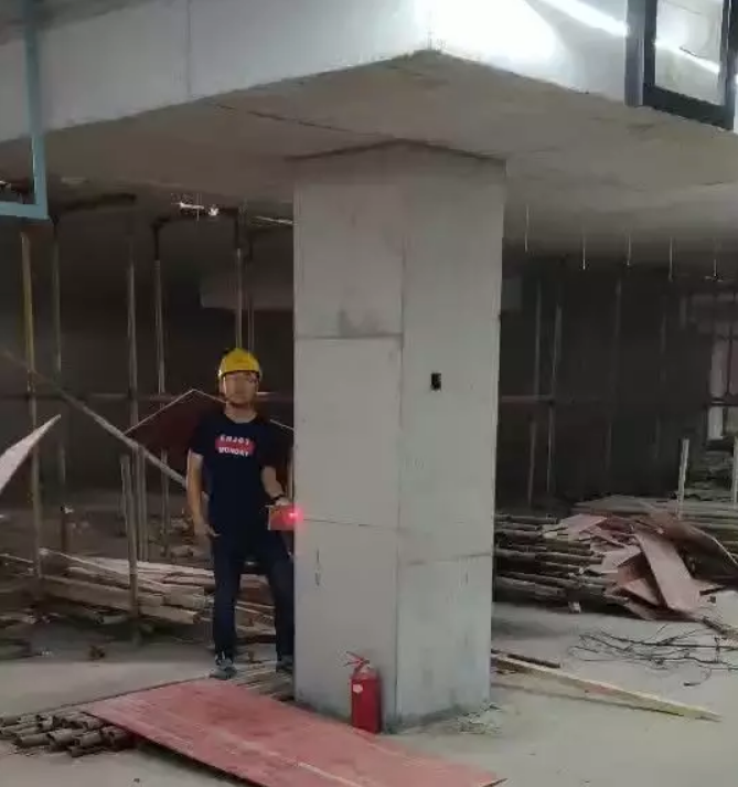 利用結構柱作為控制點 利用結構柱作為控制點